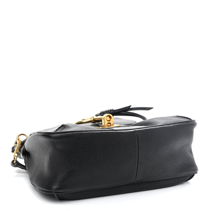 Chloe Grained Lambskin Calfskin Small Lexa Shoulder Bag Black 4 of 10