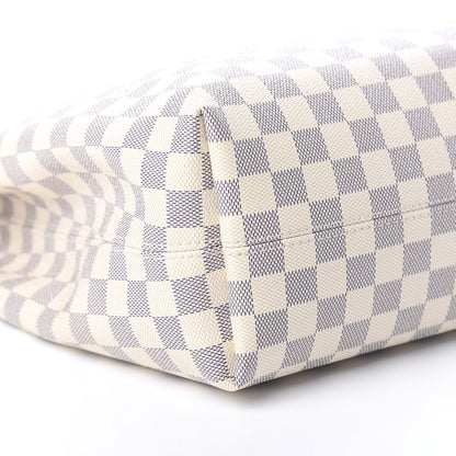 Louis Vuitton Damier Azur Graceful MM Rose Ballerine 8 of 11