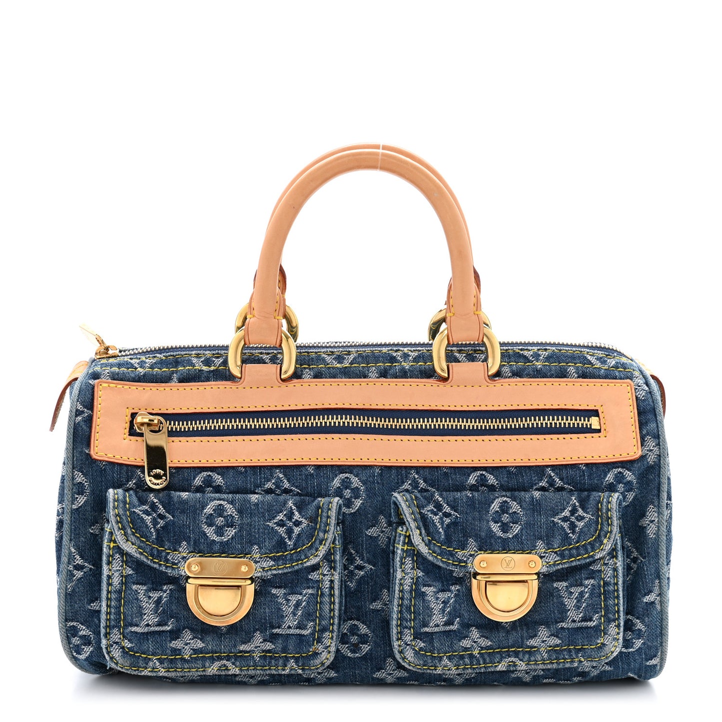 Monogram Denim Neo Speedy Blue