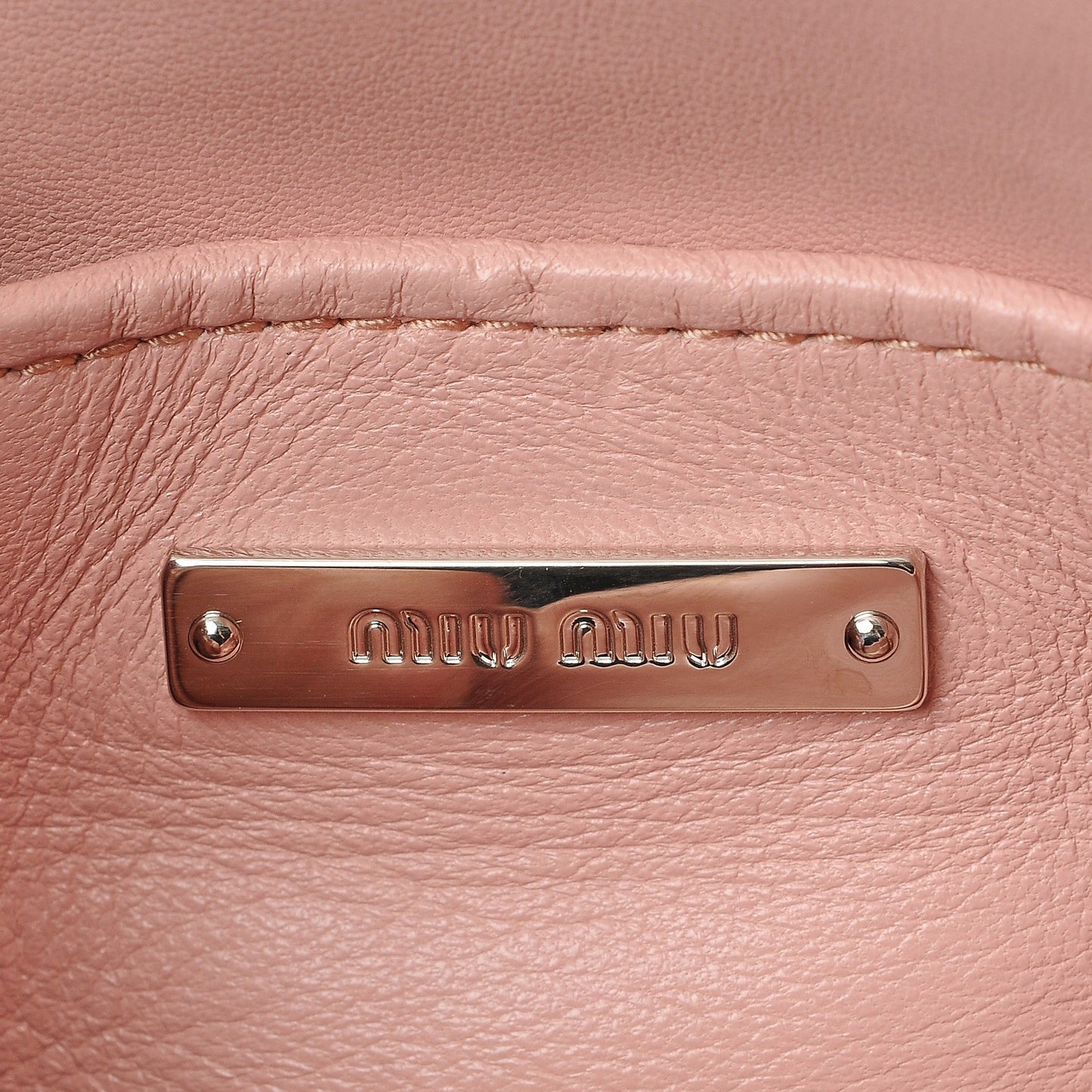 Nappa Patch Pearl Shoulder Bag Orchidea