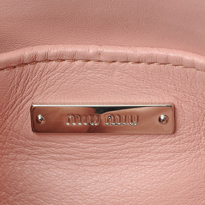 Miu Miu Nappa Patch Pearl Shoulder Bag Orchidea 6 of 8