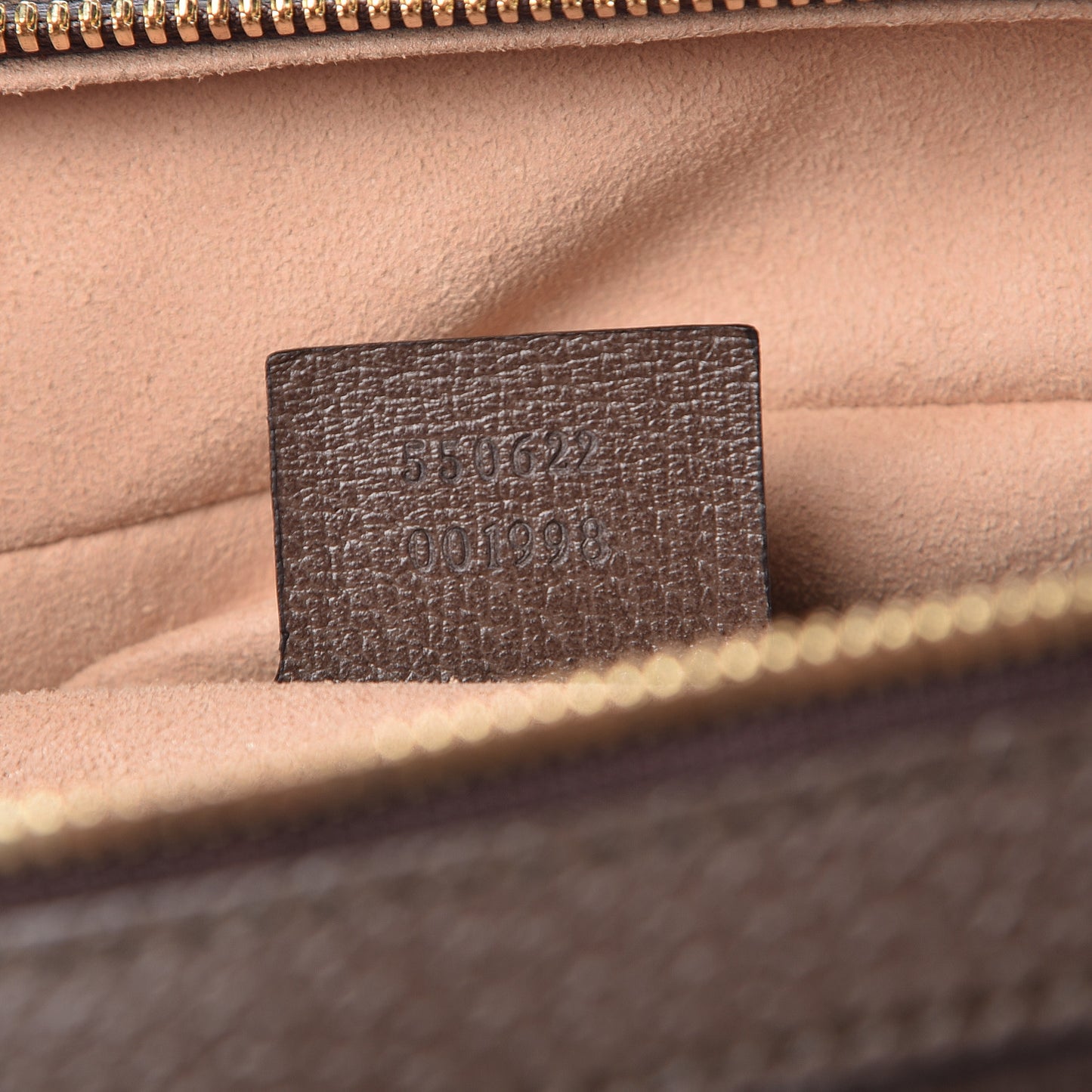 GG Supreme Monogram Web Small Ophidia Top Handle Shoulder Bag Brown
