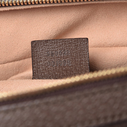 Gucci GG Supreme Monogram Web Small Ophidia Top Handle Shoulder Bag Brown 7 of 10