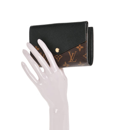 Louis Vuitton Monogram Pallas Compact Wallet Black 2 of 6