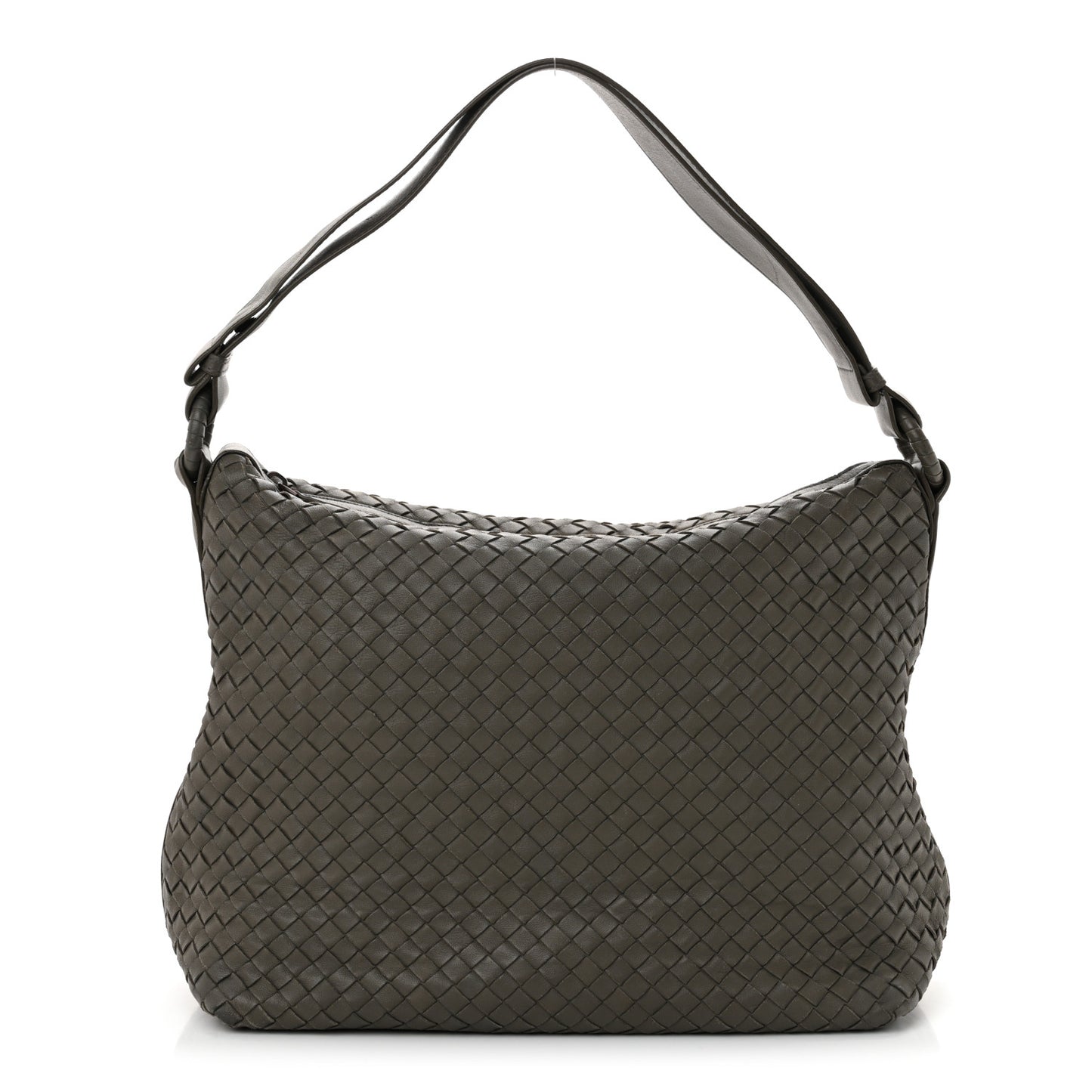 Nappa Intrecciato Hobo Shadow