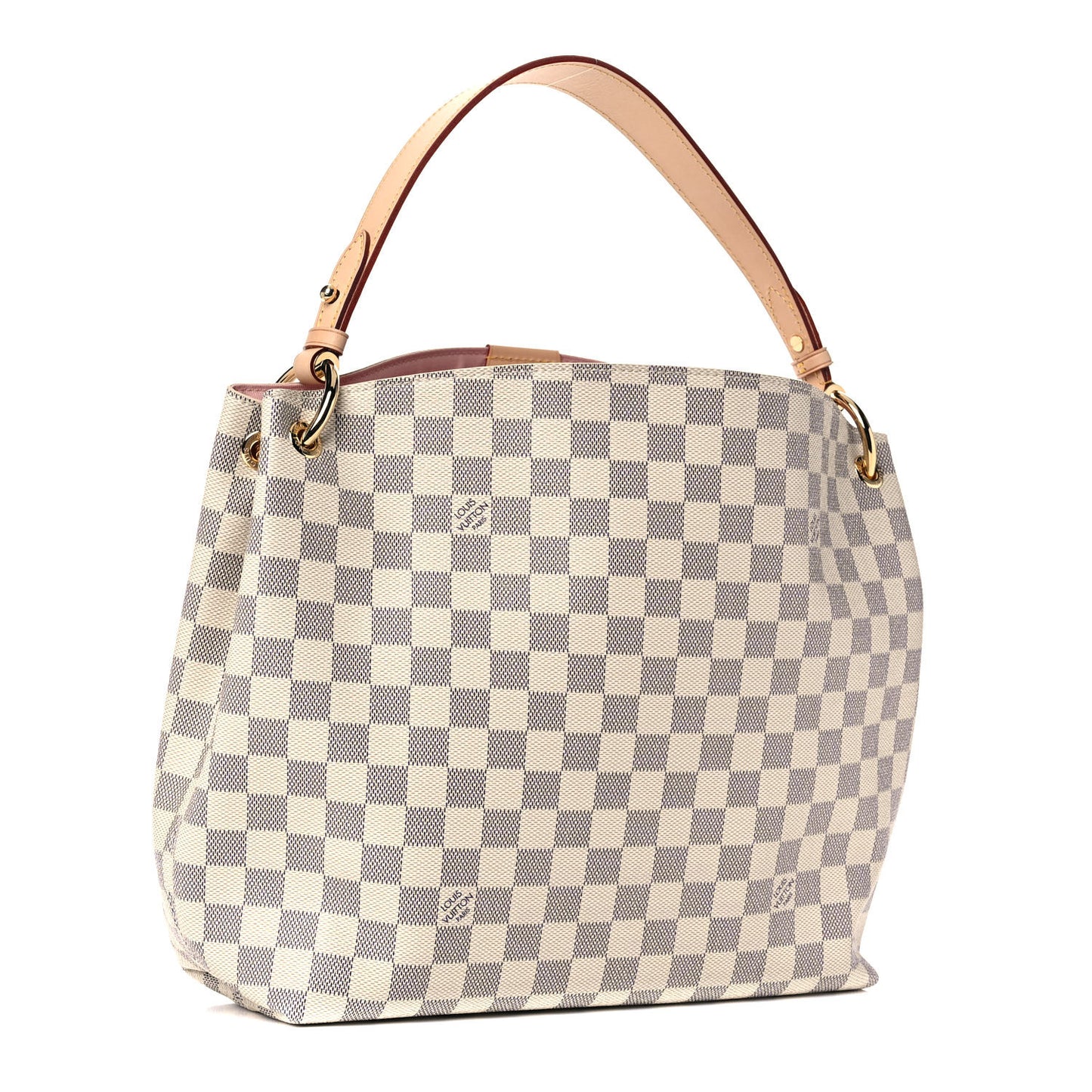 Damier Azur Graceful PM Rose Ballerine