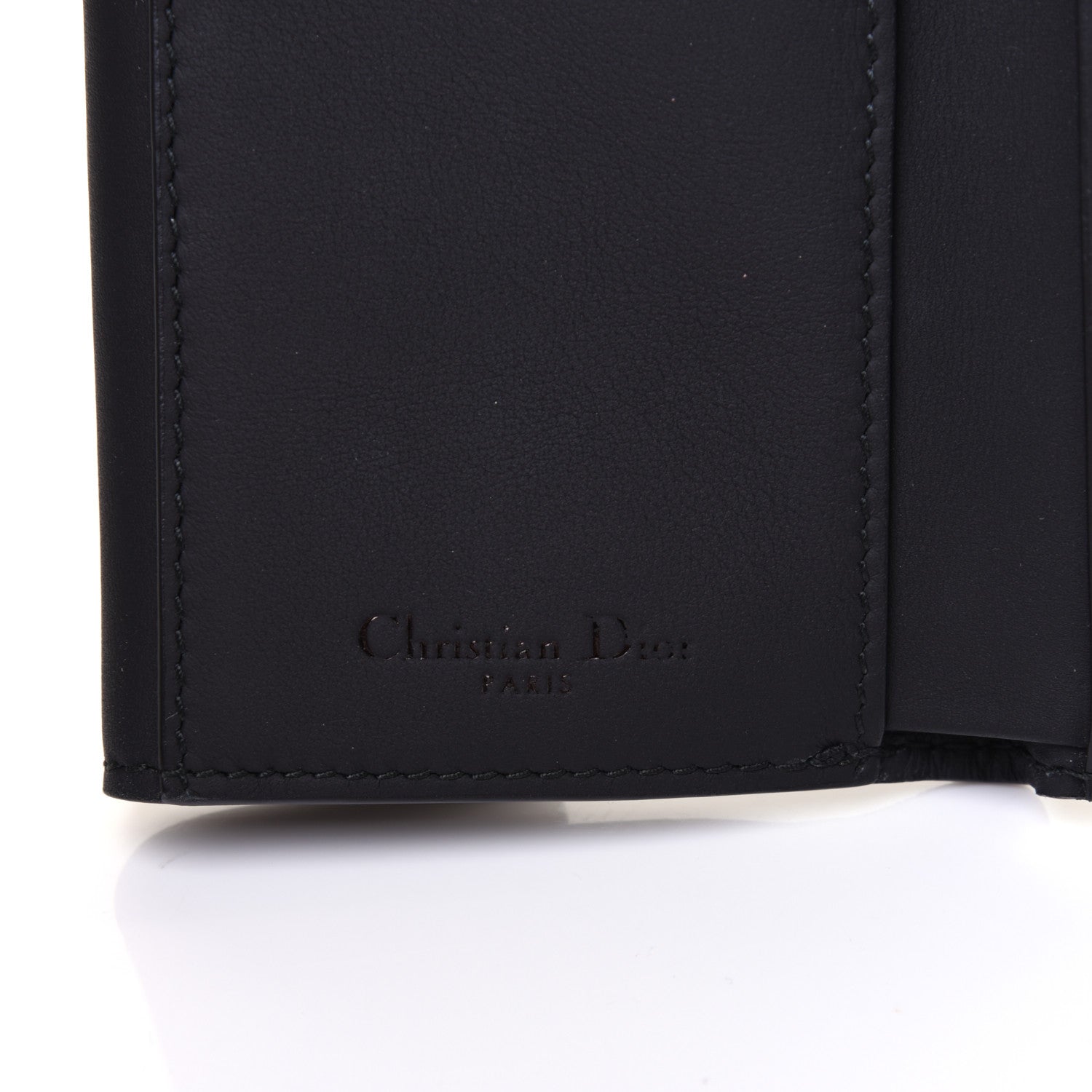 Christian Dior Ultra Matte Calfskin Medium Wallet Black 9 of 14