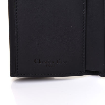 Christian Dior Ultra Matte Calfskin Medium Wallet Black 9 of 14