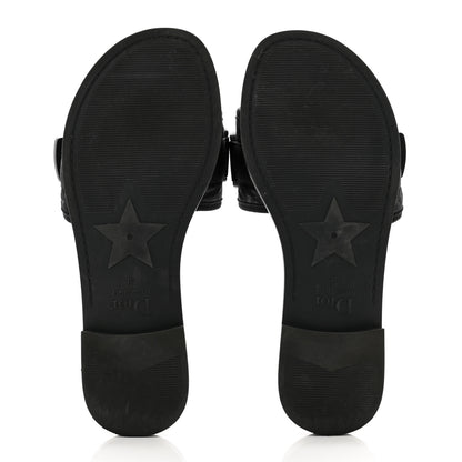 Christian Dior Technical Stretch Fabric Camouflage Dio(r)evolution Slide Sandals 37 Black Military 5 of 8