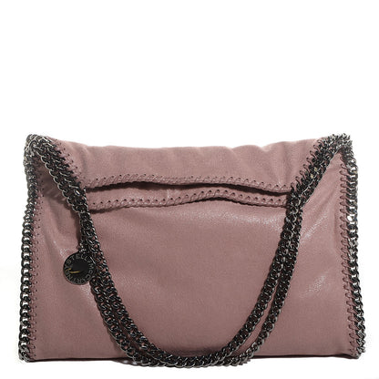 Stella McCartney Faux Leather Shaggy Deer Small Falabella Pink 1 of 9