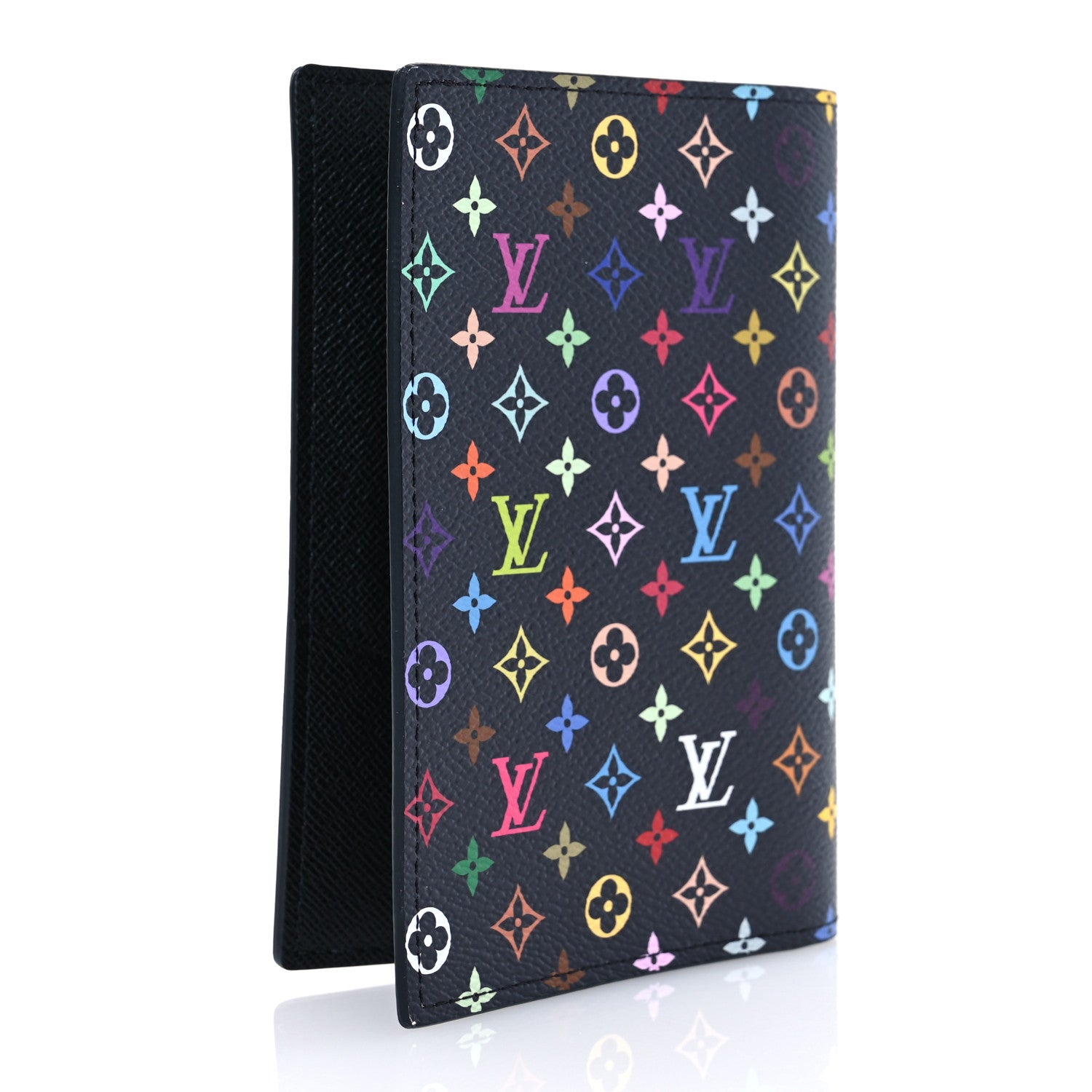 Louis Vuitton LV X TM Monogram Multicolor Passport Cover Black 3 of 8