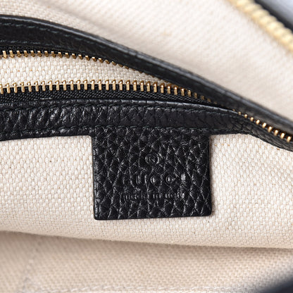 Gucci Pebbled Calfskin Large Soho Hobo Black 6 of 10