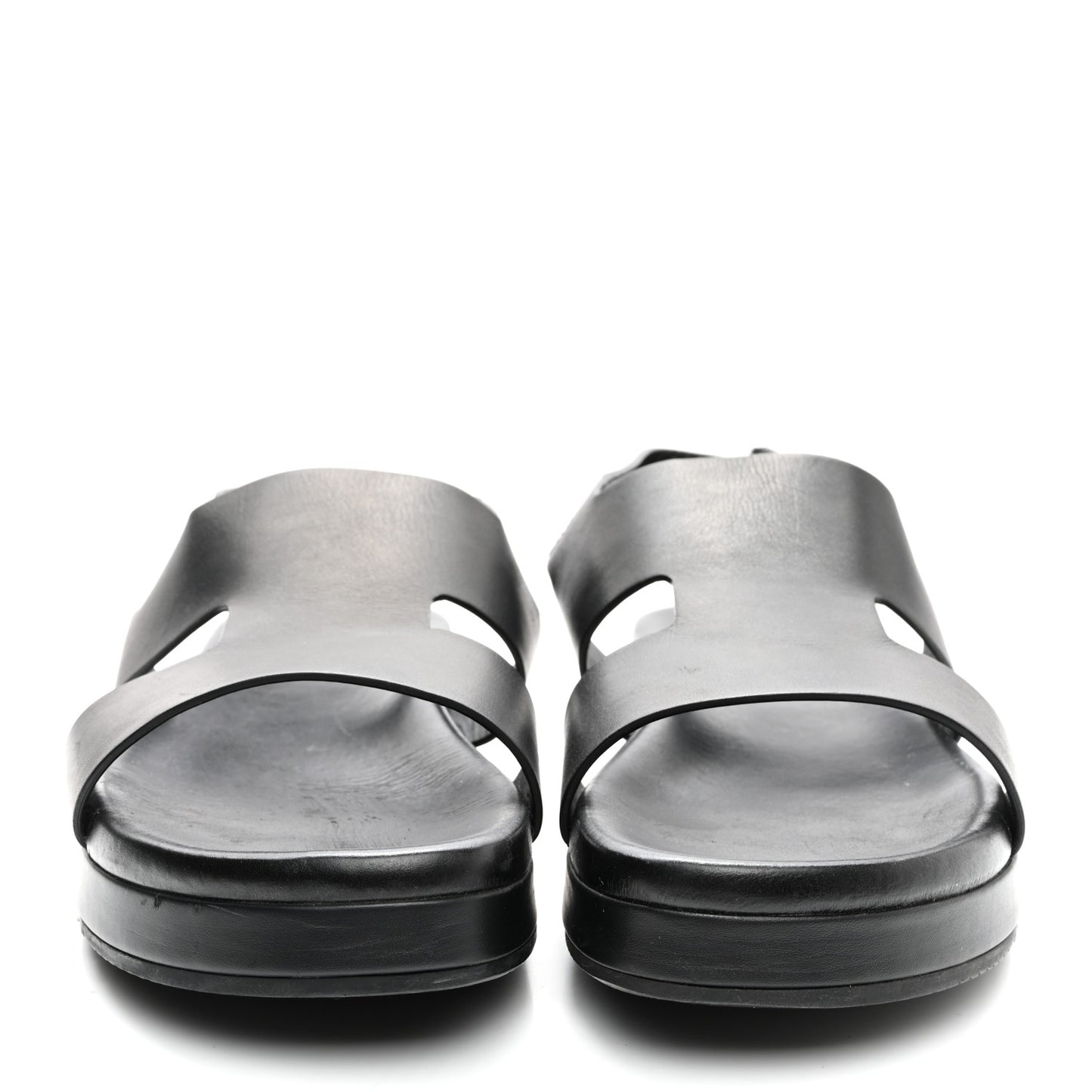 Calfskin Mens Takara Sandals 43 Black