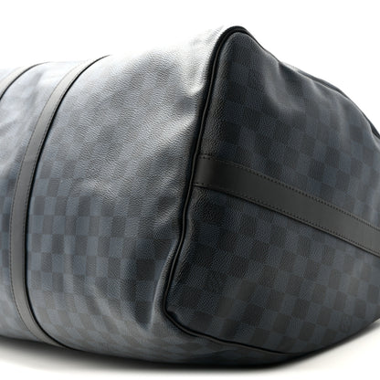 Louis Vuitton Damier Cobalt Keepall Bandouliere 55 19 of 28