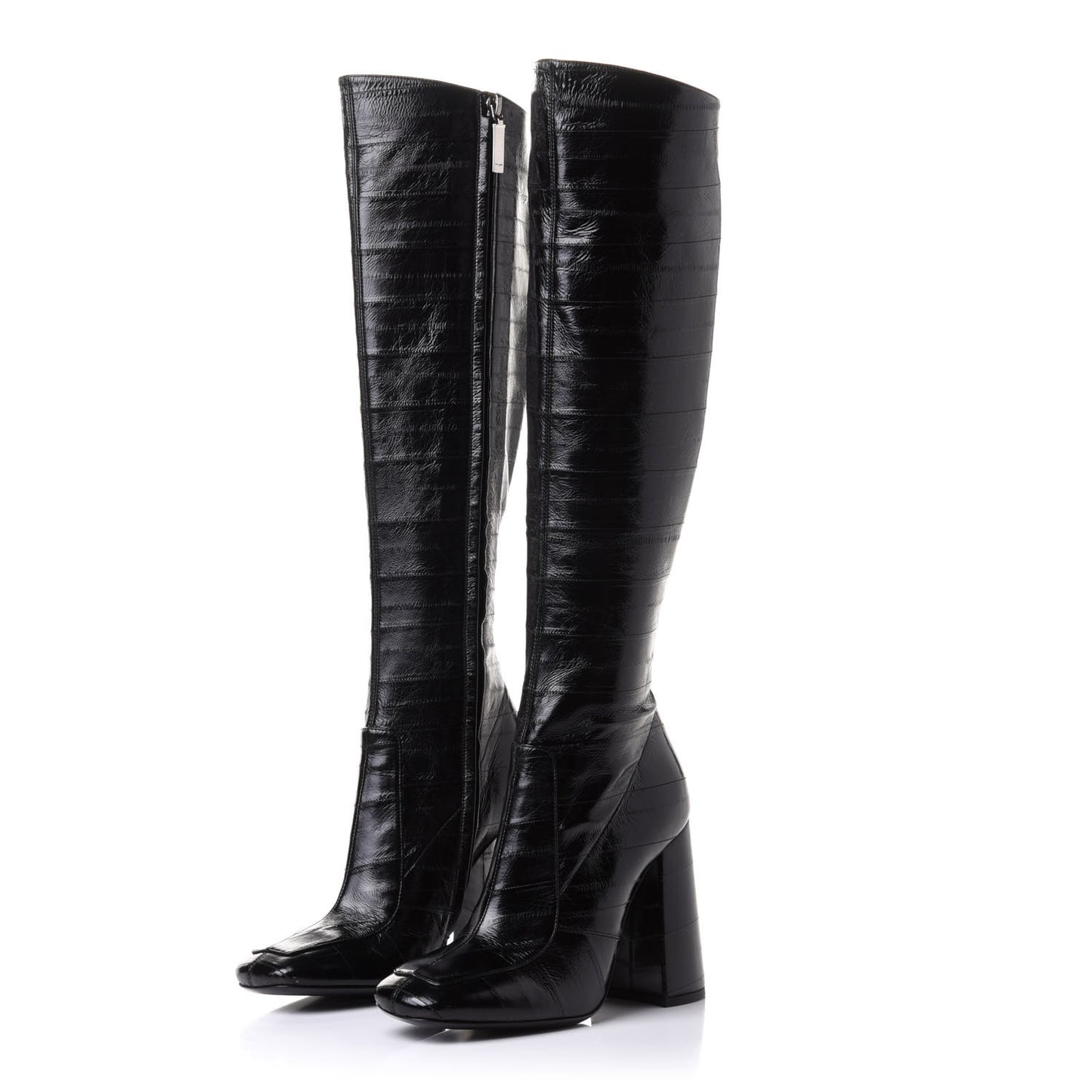 Eelskin Jane Knee High Boots 36.5 Black