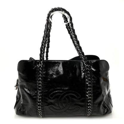 Chanel Patent Calfskin Large Luxe Ligne Tote Black 1 of 12