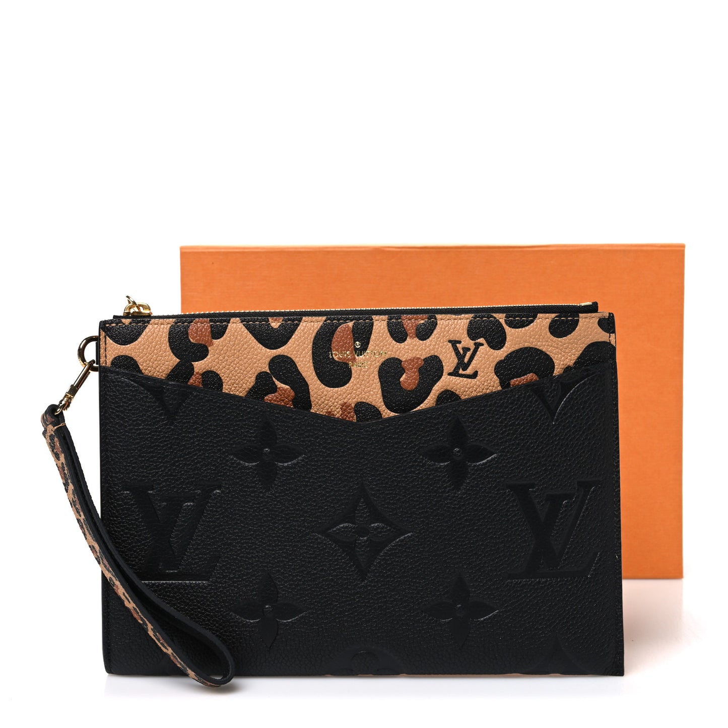 Empreinte Monogram Giant Wild at Heart Pochette Melanie MM Black