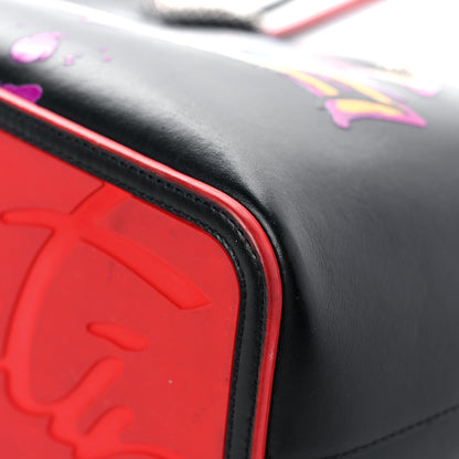 Christian Louboutin Calfskin In Love East West Cabata Tote Black Multicolor 9 of 21