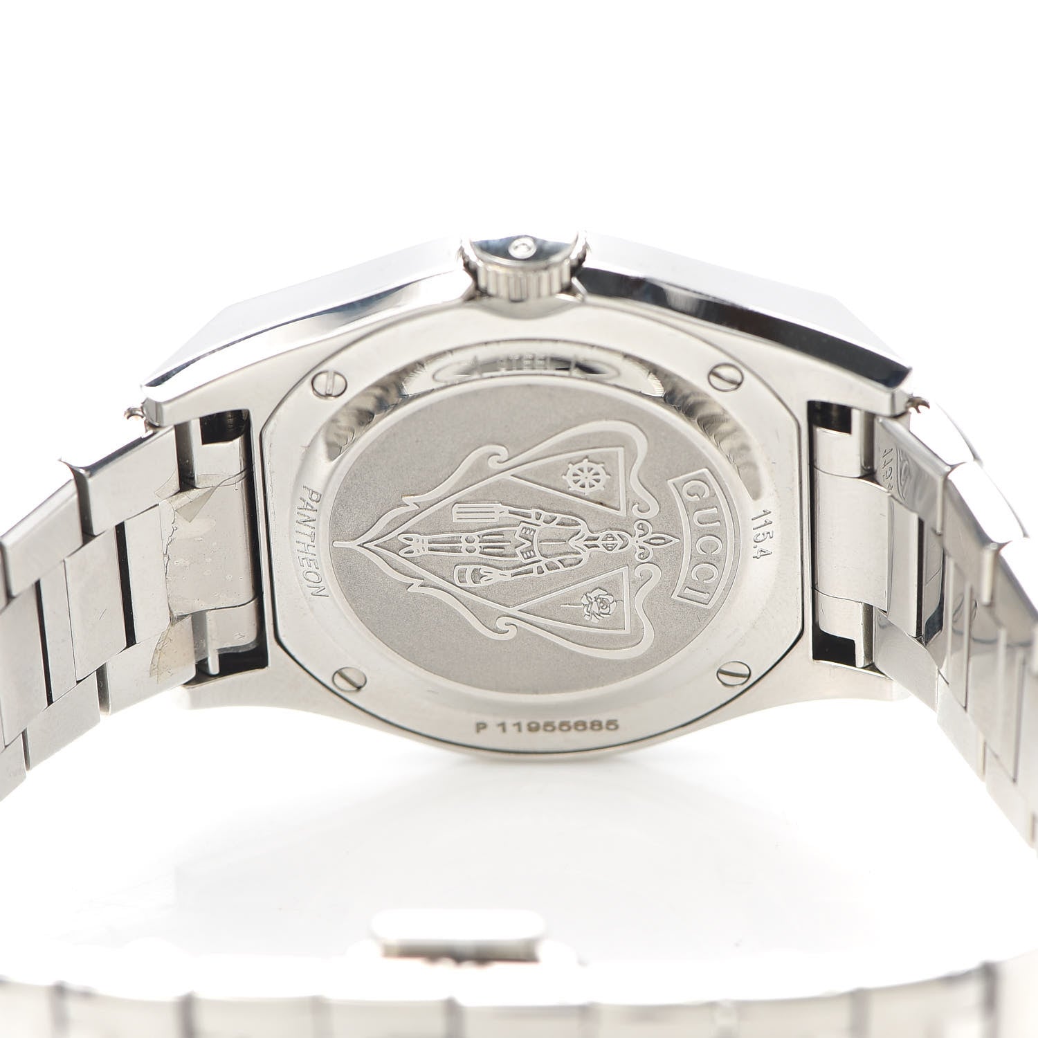 Gucci Stainless Steel 36mm Pantheon Quartz Watch Black 4 of 6