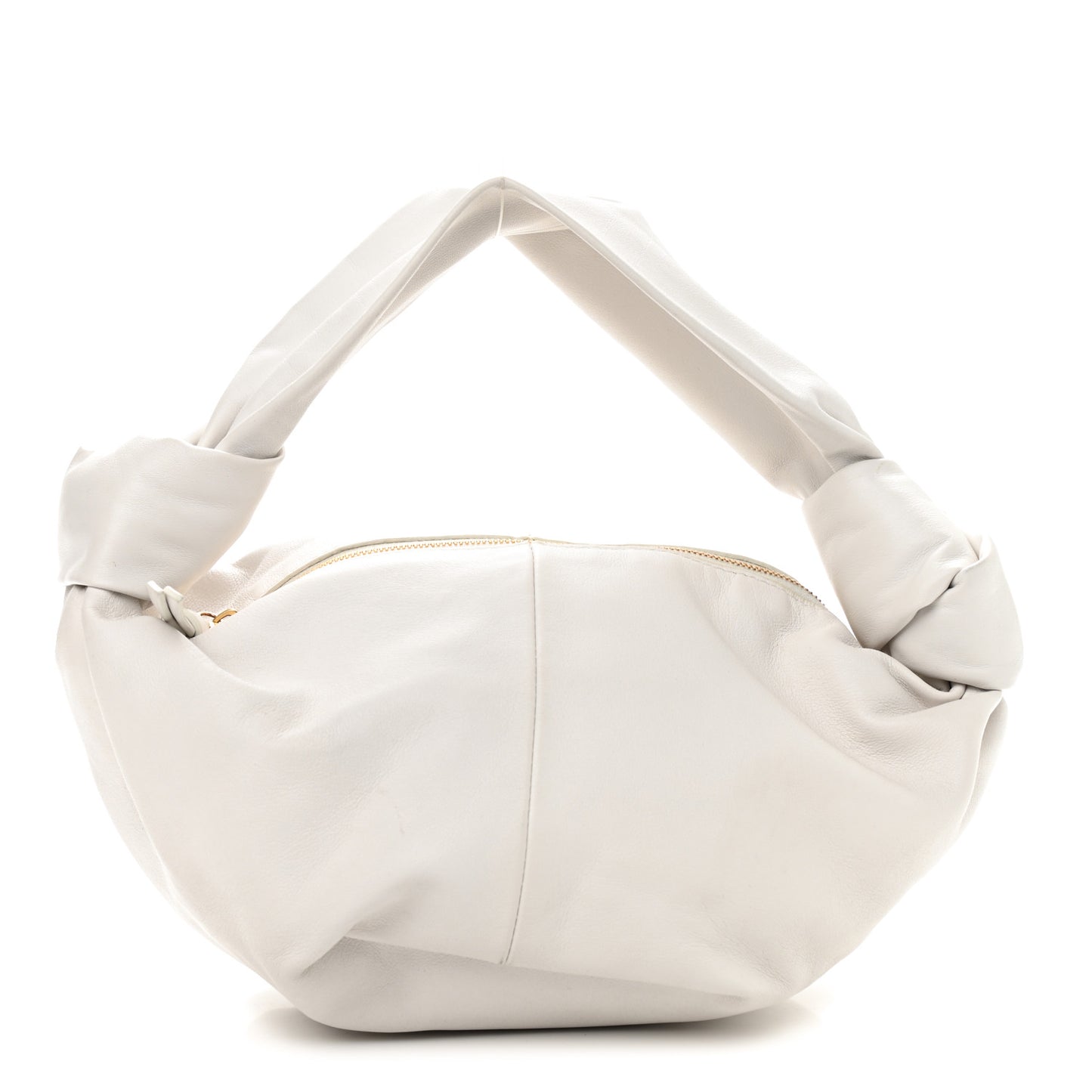 Calfskin Mini Double Knot Bag White