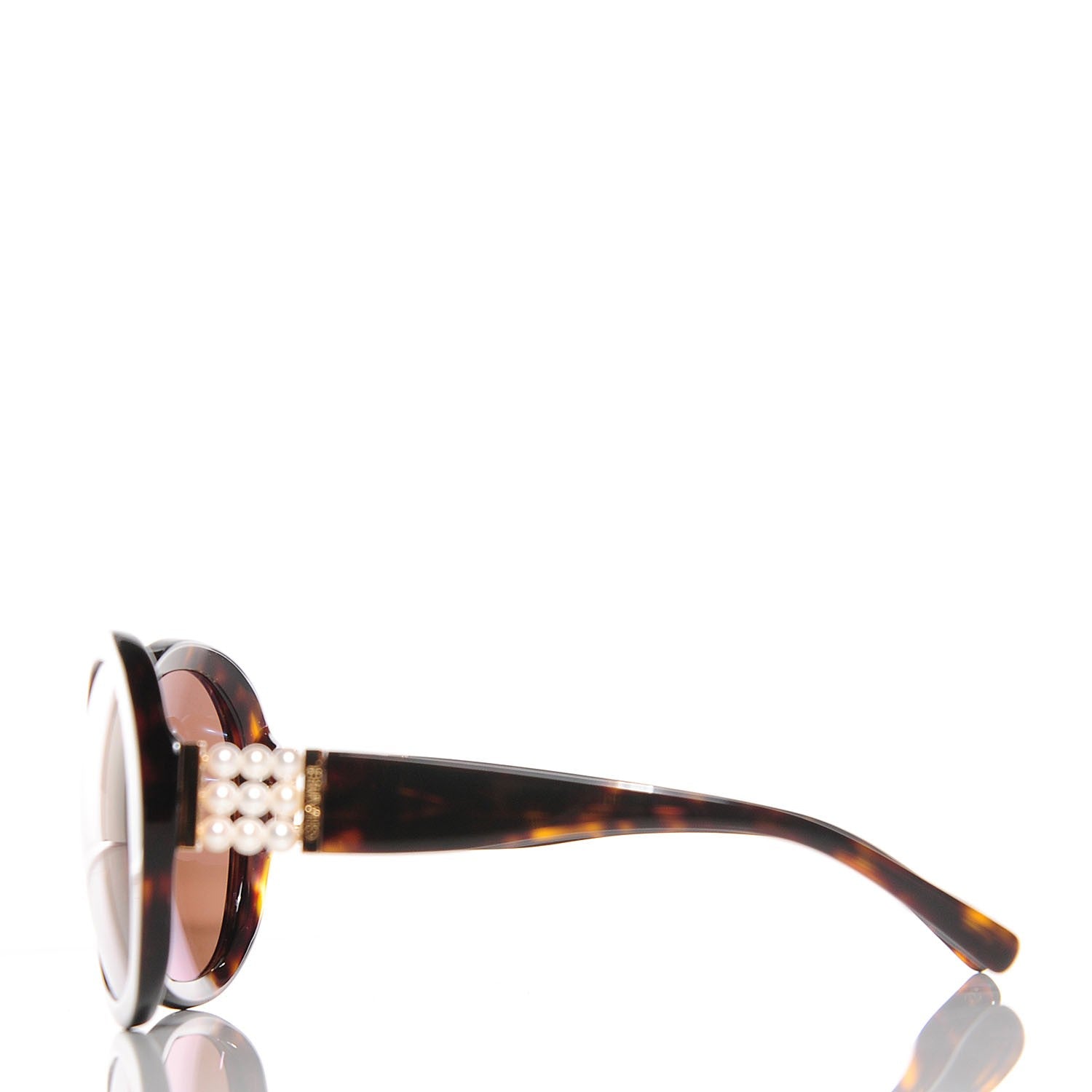 Chanel Perle Pearl Sunglasses 5159-H Tortise 2 of 9