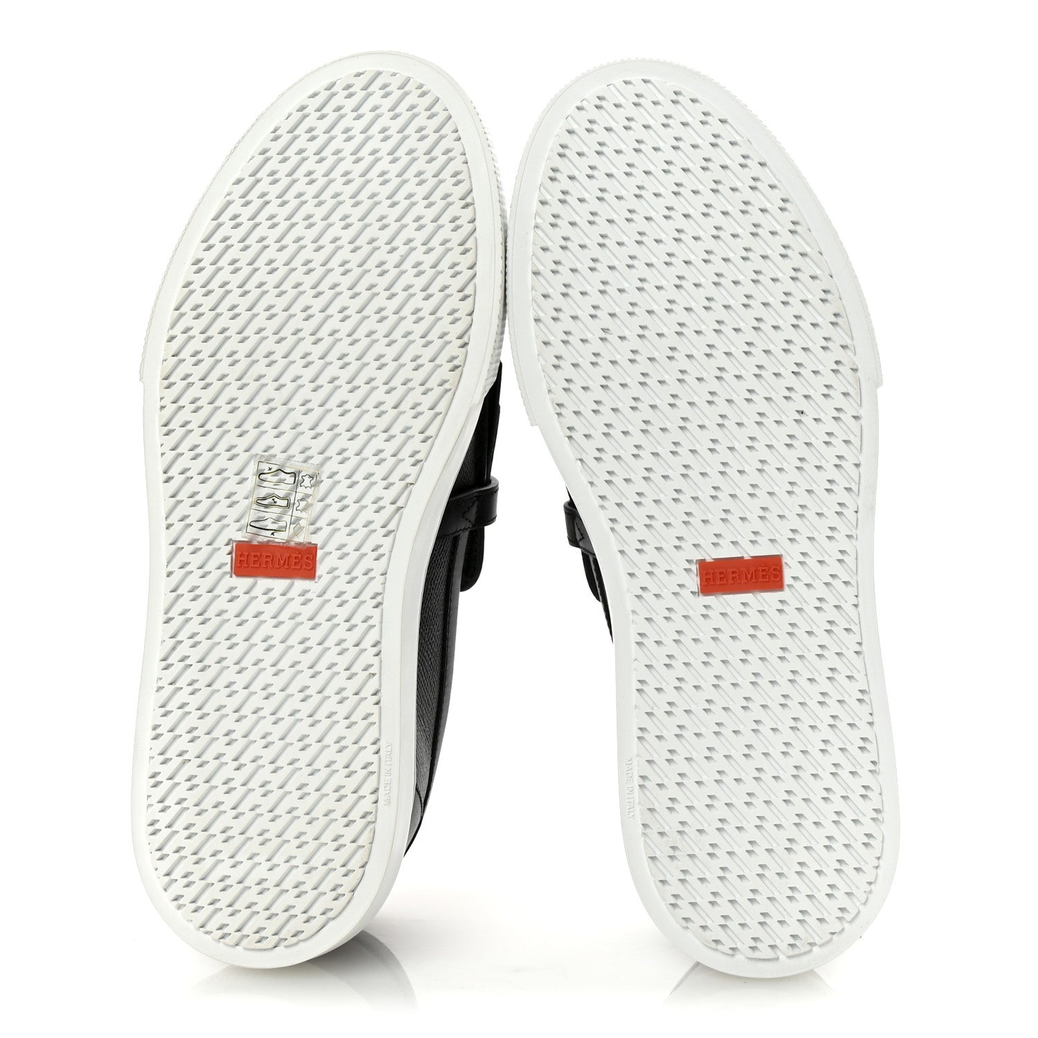 Hermes Epsom Calfskin Game Slip On Fringe Sneakers 38 Black 6 of 9