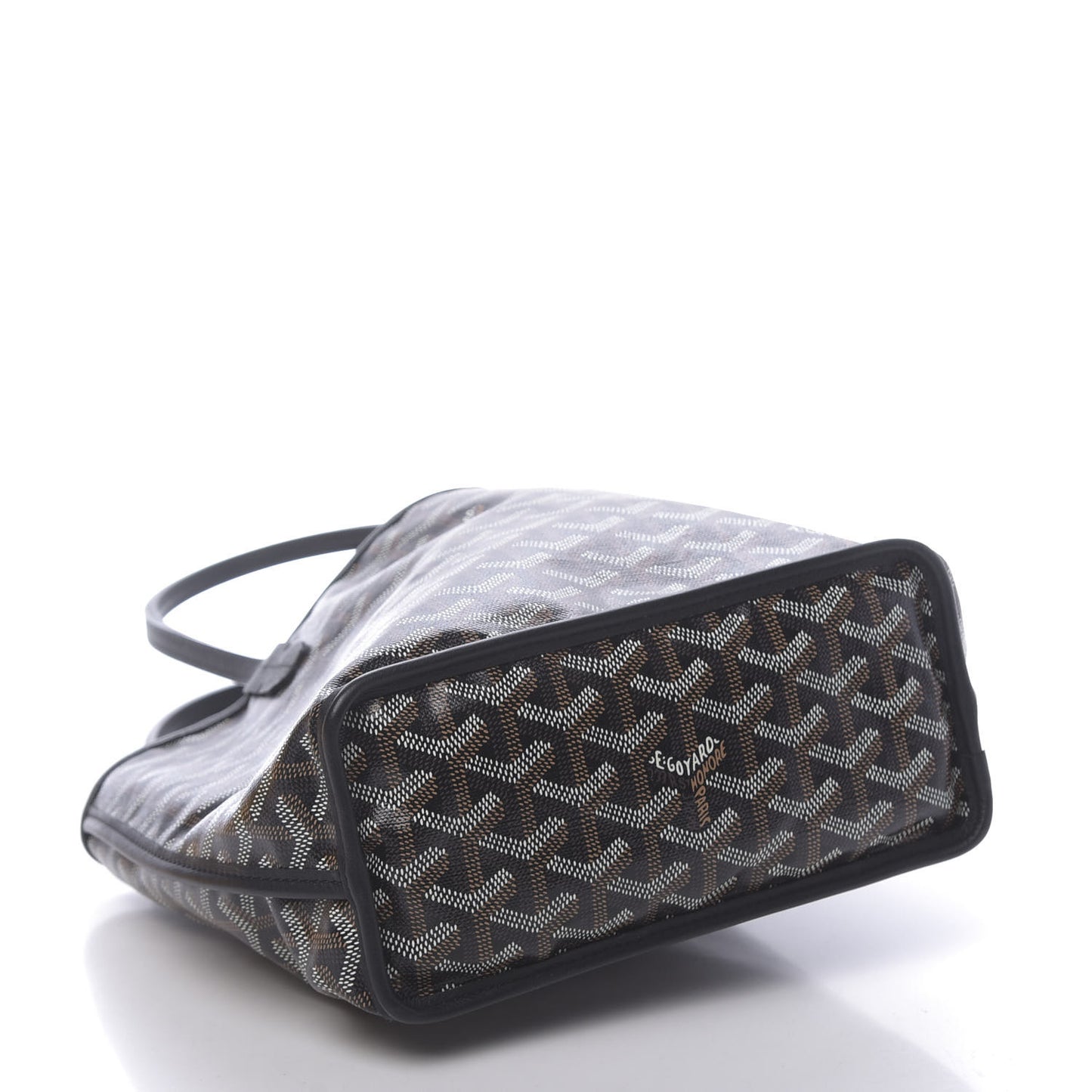 Goyardine Reversible Mini Anjou Black