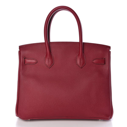 Hermes Epsom Birkin 30 Rubis 4 of 35