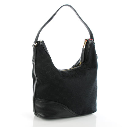 Gucci Monogram New Britt Shoulder Bag Black 3 of 7