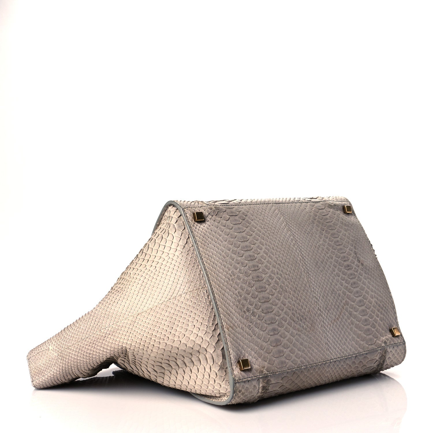 Celine Python Medium Phantom Luggage Grey 3 of 10