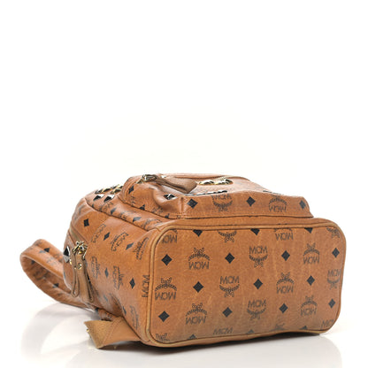MCM Visetos Studded Small Stark M Backpack Cognac 3 of 8