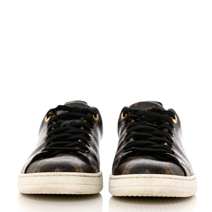 Louis Vuitton Patent Monogram Frontrow Sneakers 35.5 2 of 12