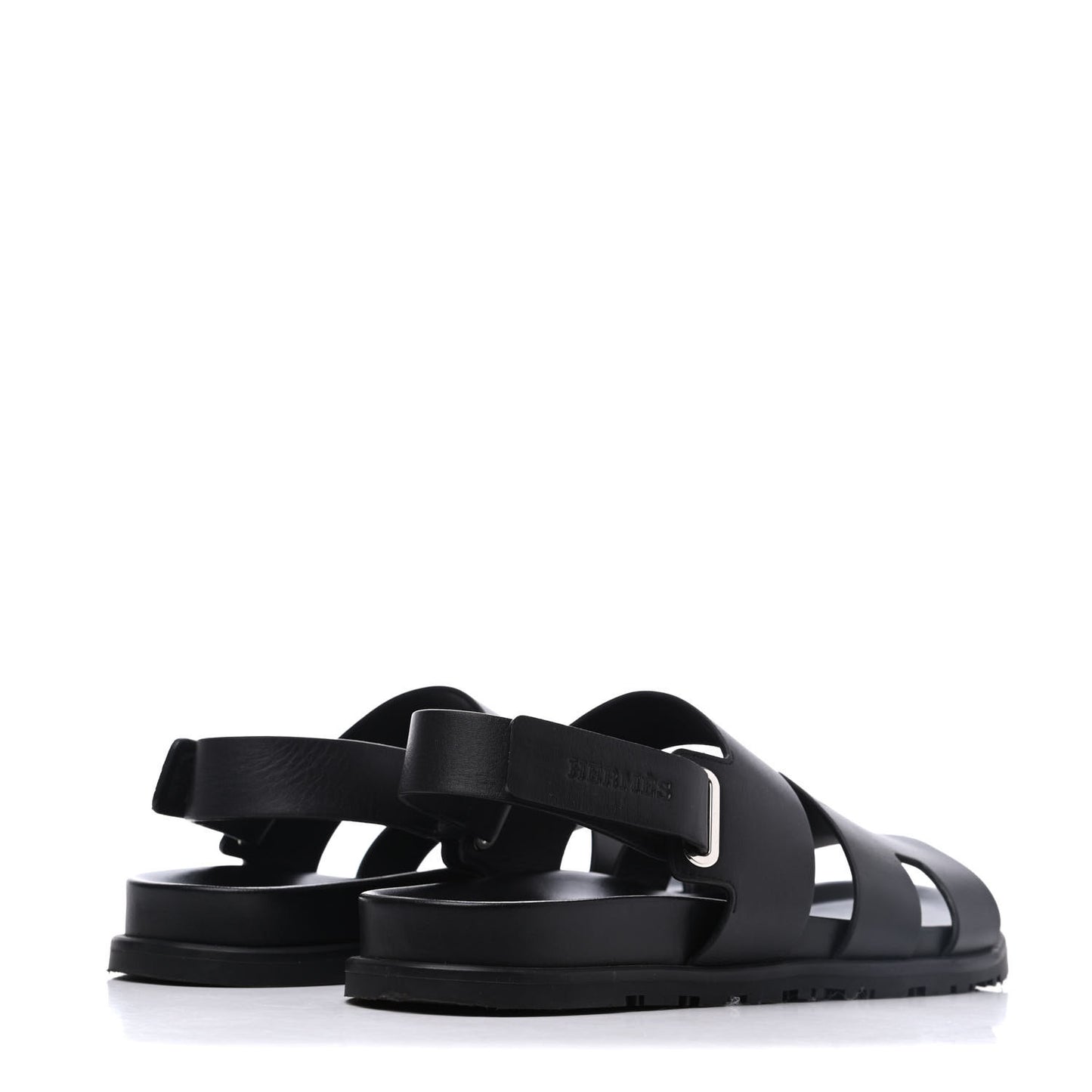 Calfskin Mens Takara Sandals 42 Black