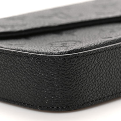 Louis Vuitton Empreinte Pochette Felicie Chain Wallet Black 8 of 9