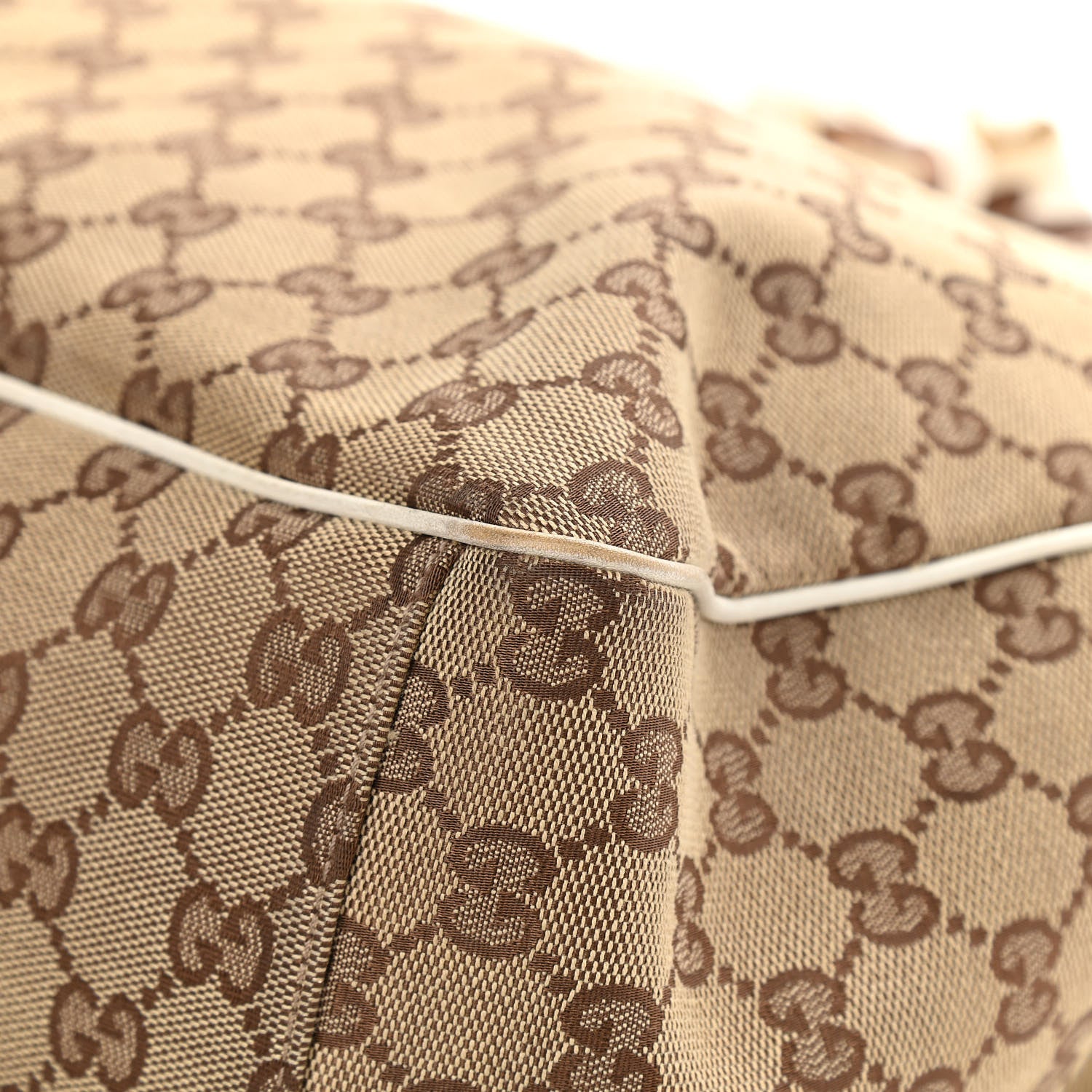 Gucci Monogram Large Positano Tote Off White 10 of 19