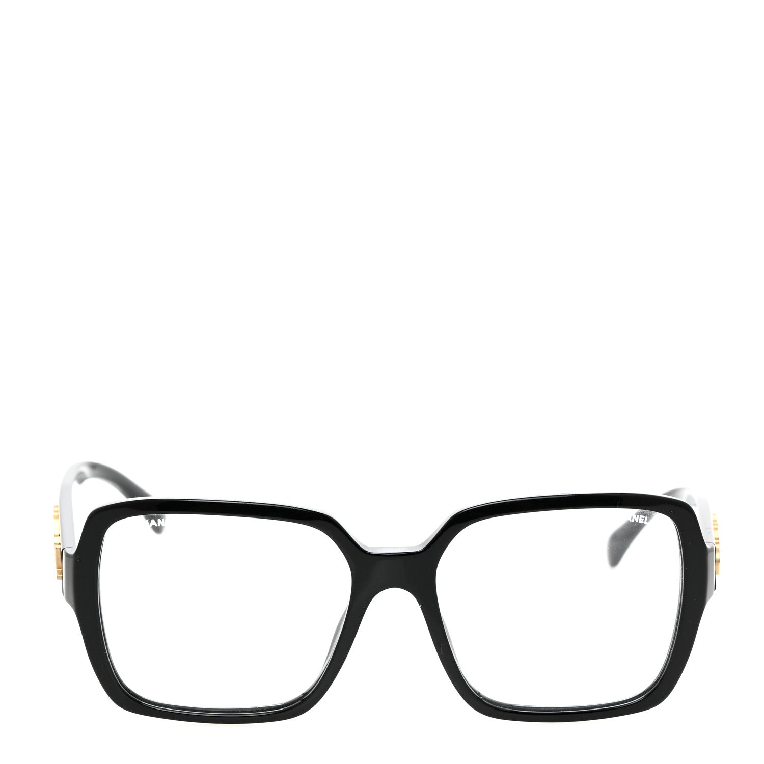 Chanel Acetate Square Eyeglasses 5408 Black 2 of 7