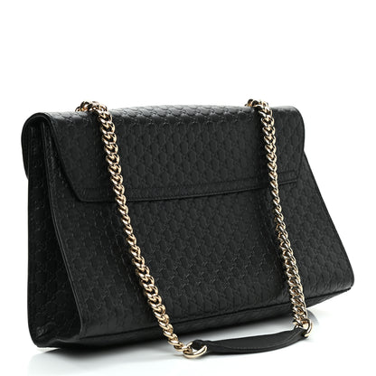 Gucci Microguccissima Medium Emily Chain Shoulder Bag Black 3 of 10