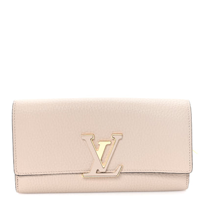 Louis Vuitton Taurillon Capucines Wallet Galet 1 of 6