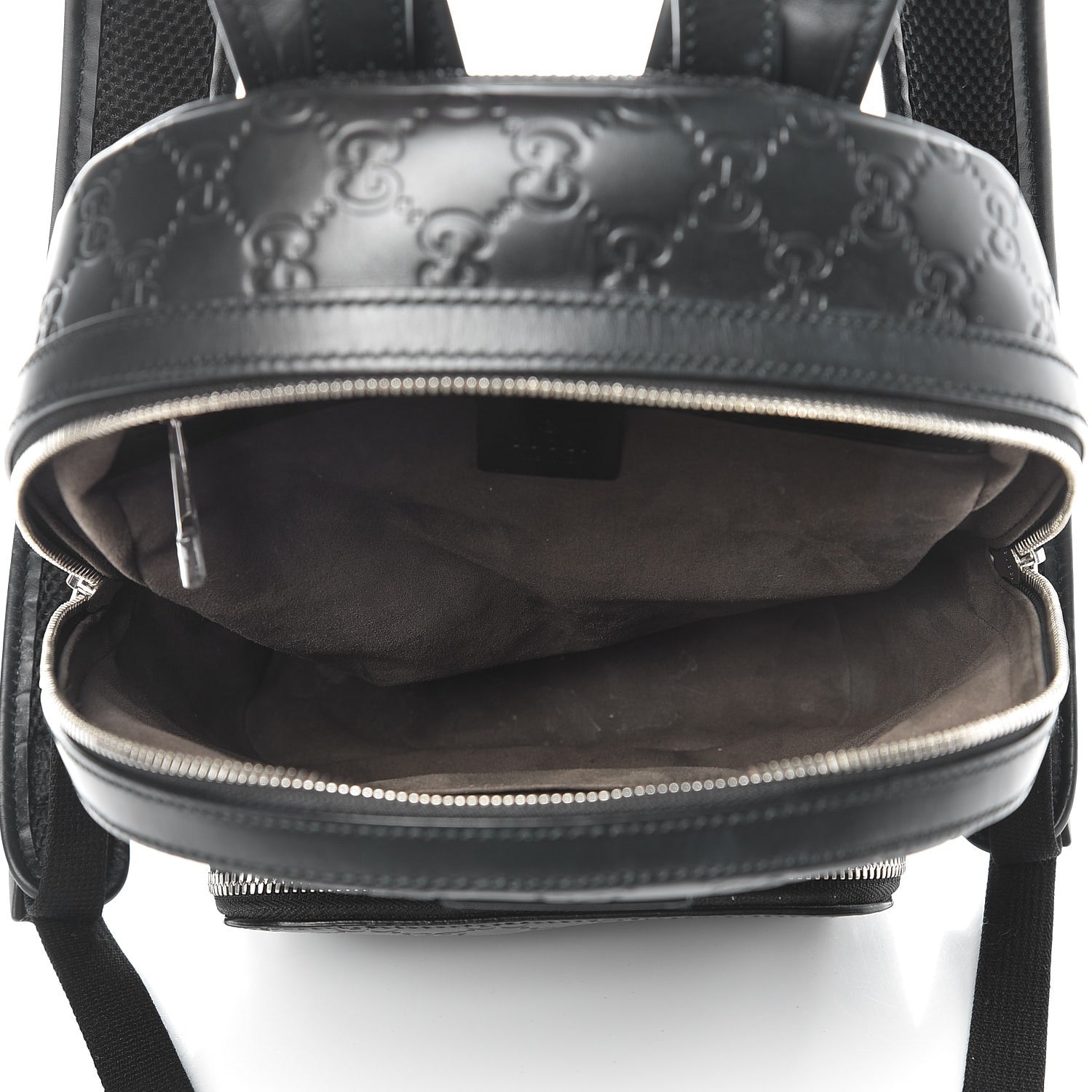 Gucci Guccissima Signature Day Backpack Black 5 of 14
