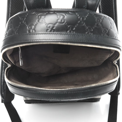 Gucci Guccissima Signature Day Backpack Black 5 of 14