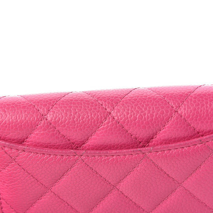 Chanel Caviar Quilted Small Flap Wallet Pink 9 of 13