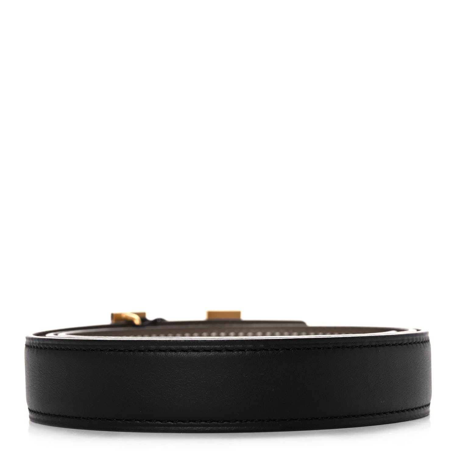 Hermes Swift Epsom 24mm Mini Constance H Belt 85 Black Etoupe 2 of 6