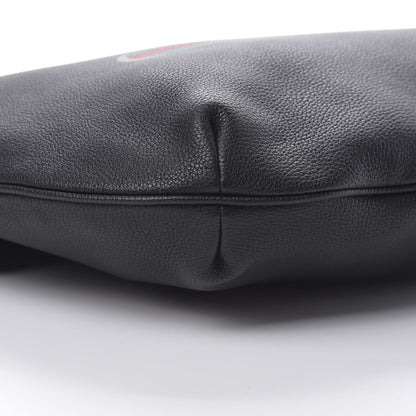 Gucci Grained Calfskin Logo Half Moon Hobo Black 9 of 10