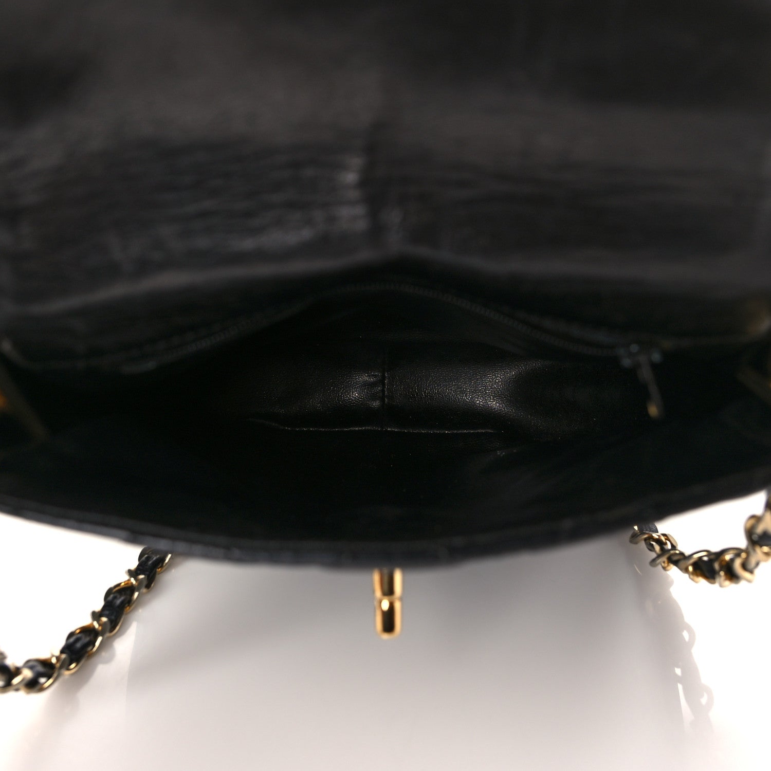 Chanel Lambskin Quilted Flap Crossbody Black 5 of 12