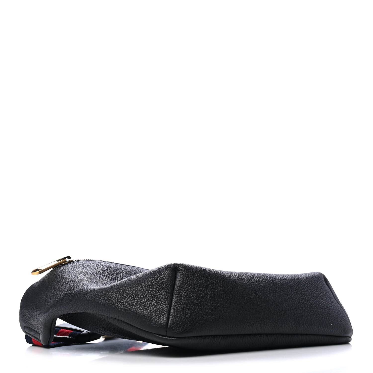 Gucci Grained Calfskin Coco Capitan Logo Belt Bag Black 3 of 4