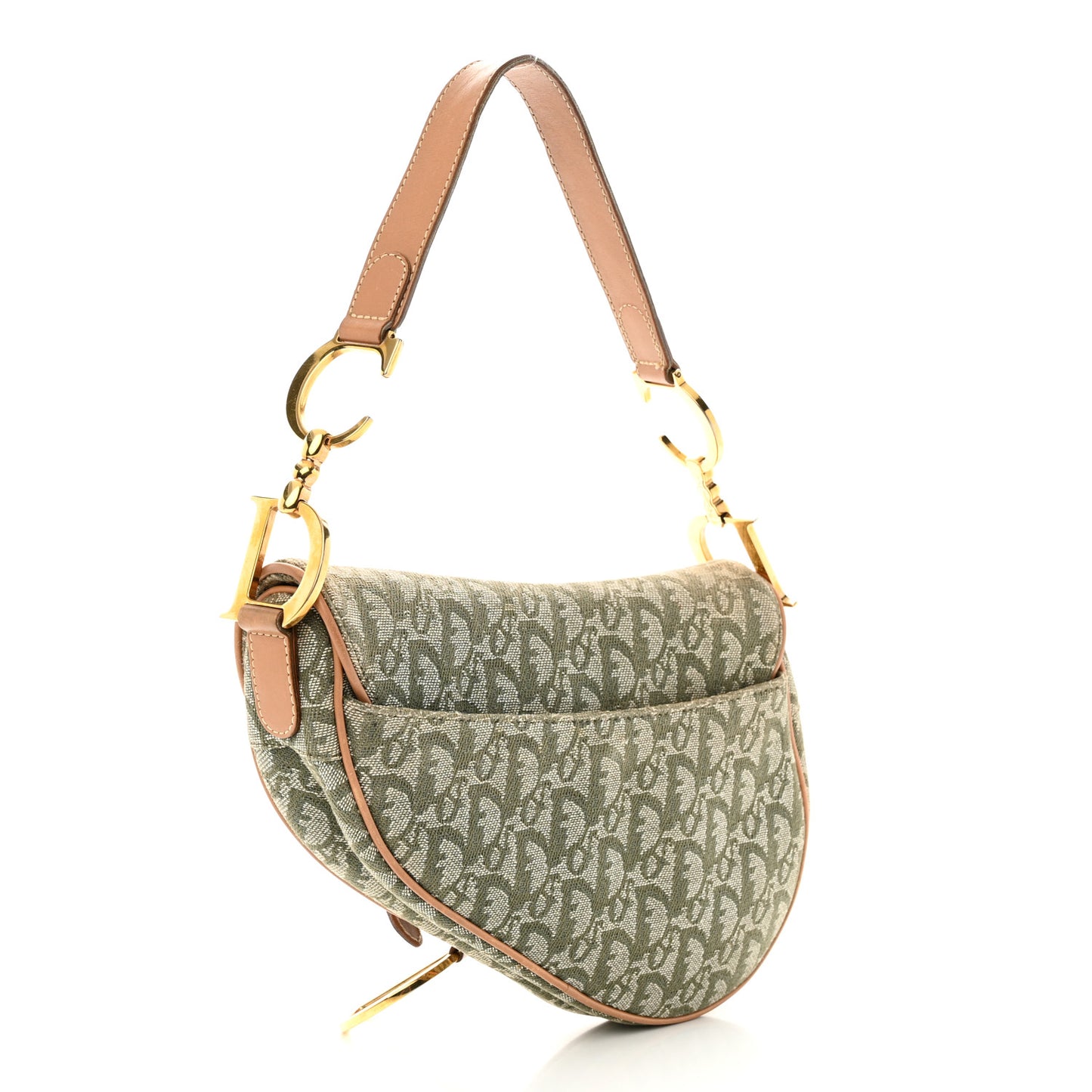 Monogram Saddle Bag Green