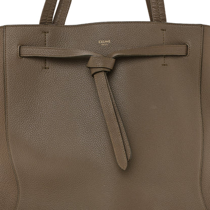 Celine Soft Grained Calfskin Small Belt Cabas Phantom Taupe 8 of 11