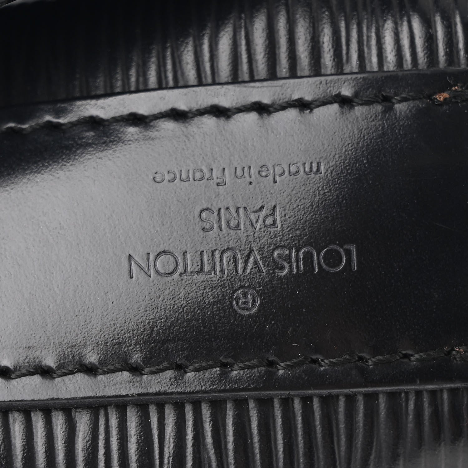 Louis Vuitton Epi Sac D'Epaule Black 6 of 10