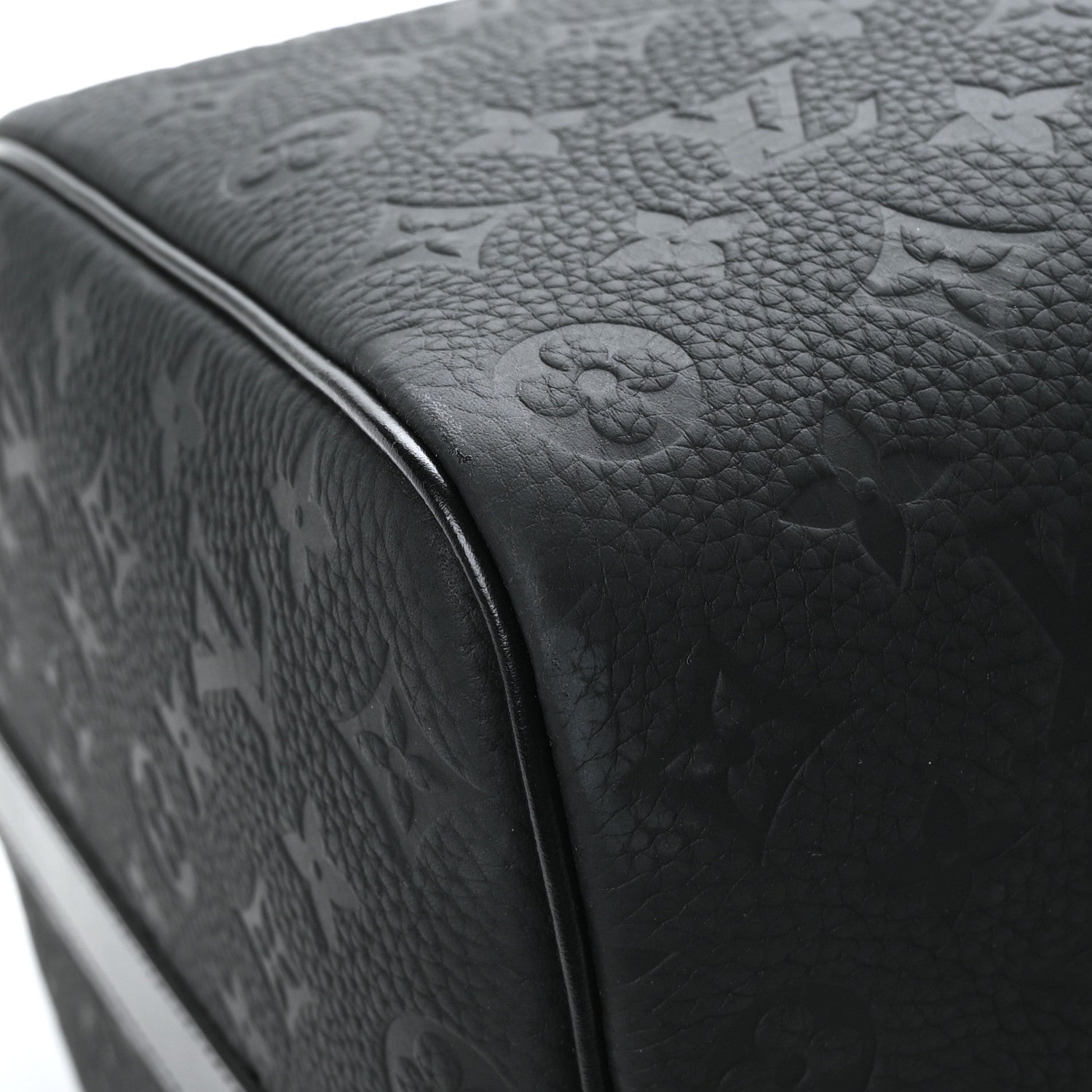 Louis Vuitton Taurillon Monogram Keepall Bandouliere 50 Black 7 of 10