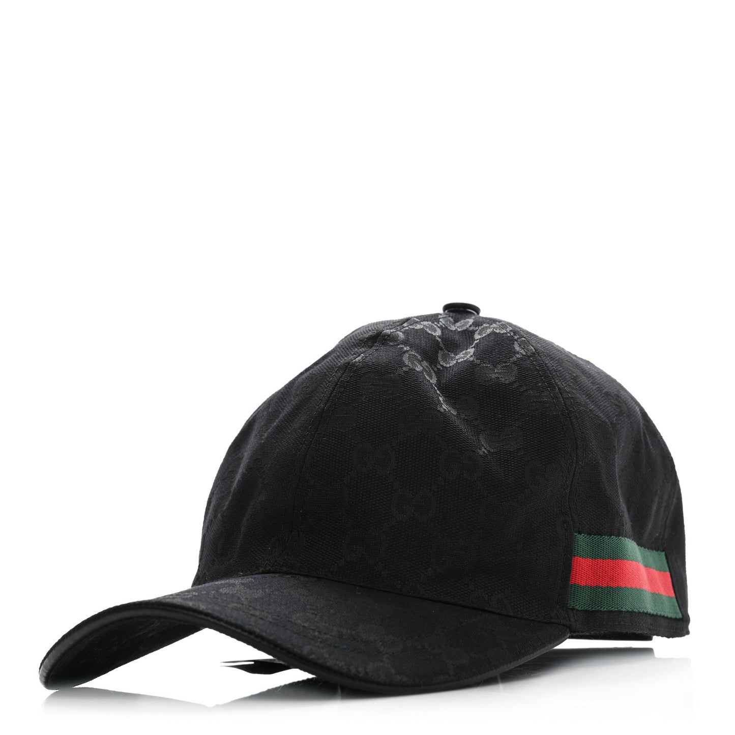 Monogram Web Baseball Hat M Black